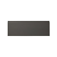 GoodHome Garcinia Gloss anthracite Drawer front, bridging door & bi fold door, (W)1000mm (H)356mm (T)19mm