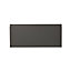 GoodHome Garcinia Gloss anthracite Drawer front, bridging door & bi fold door, (W)800mm (H)356mm (T)19mm