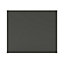 GoodHome Garcinia Gloss anthracite integrated handle Bi-fold Cabinet door (W)400mm (H)356mm (T)19mm