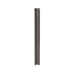 GoodHome Garcinia Gloss anthracite integrated handle Gloss anthracite Tall Wall corner post, (W)59mm