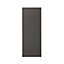 GoodHome Garcinia Gloss anthracite integrated handle Larder Cabinet door (W)500mm (H)1287mm (T)19mm
