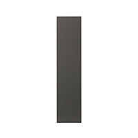 GoodHome Garcinia Gloss anthracite integrated handle Larder/Fridge Cabinet door (W)300mm (H)1287mm (T)19mm