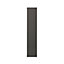 GoodHome Garcinia Gloss anthracite integrated handle Tall larder Cabinet door (W)300mm (H)1467mm (T)19mm