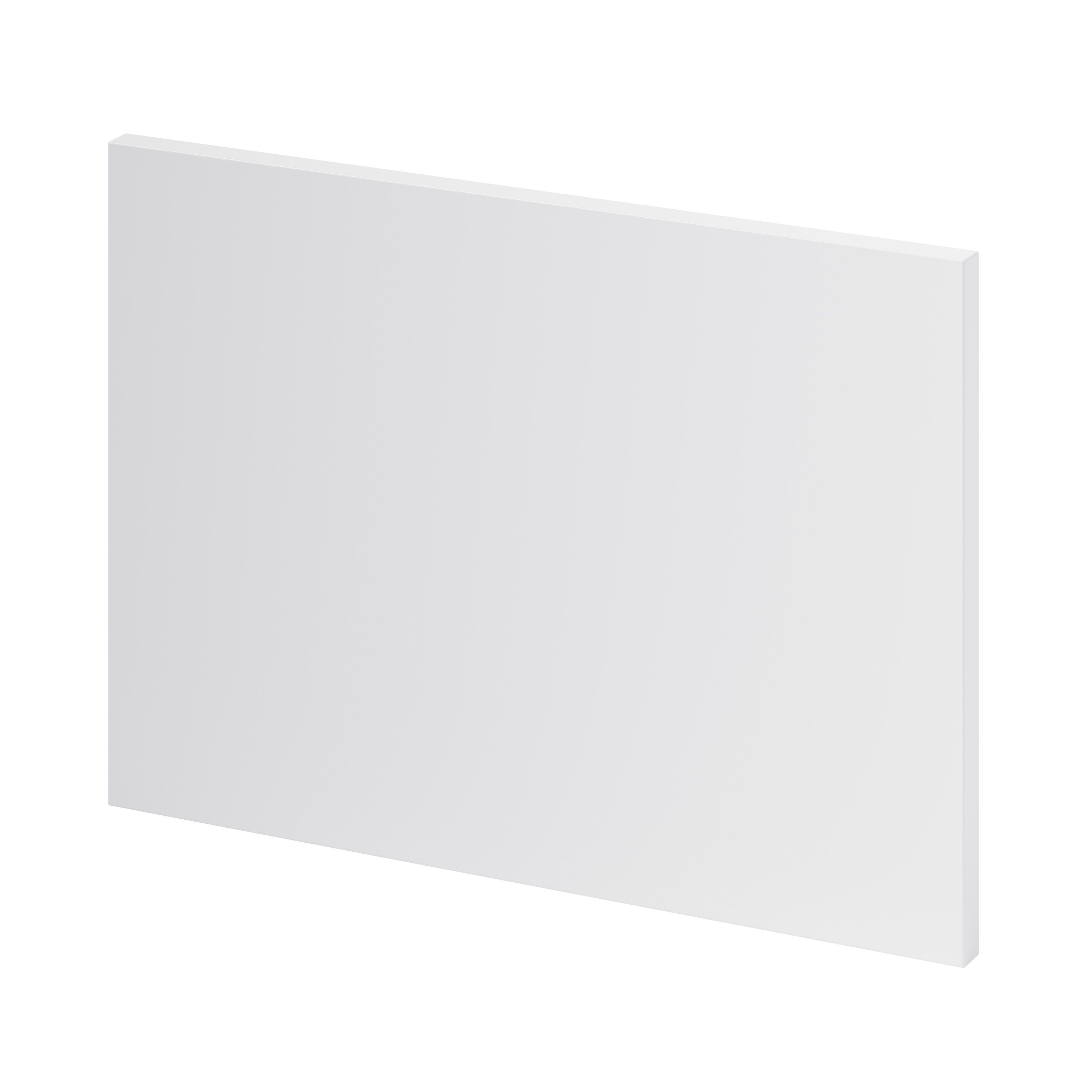 GoodHome Garcinia Gloss light grey Bi-fold Cabinet door (W)500mm (H)356mm (T)19mm