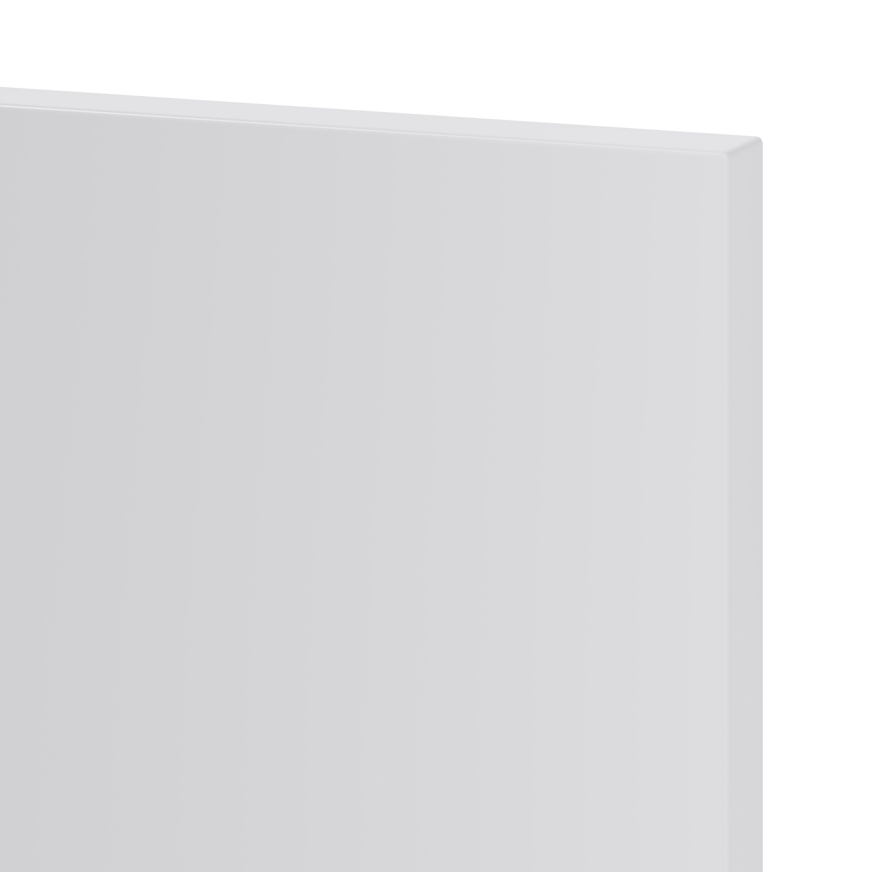 GoodHome Garcinia Gloss light grey Bi-fold Cabinet door (W)500mm (H)356mm (T)19mm