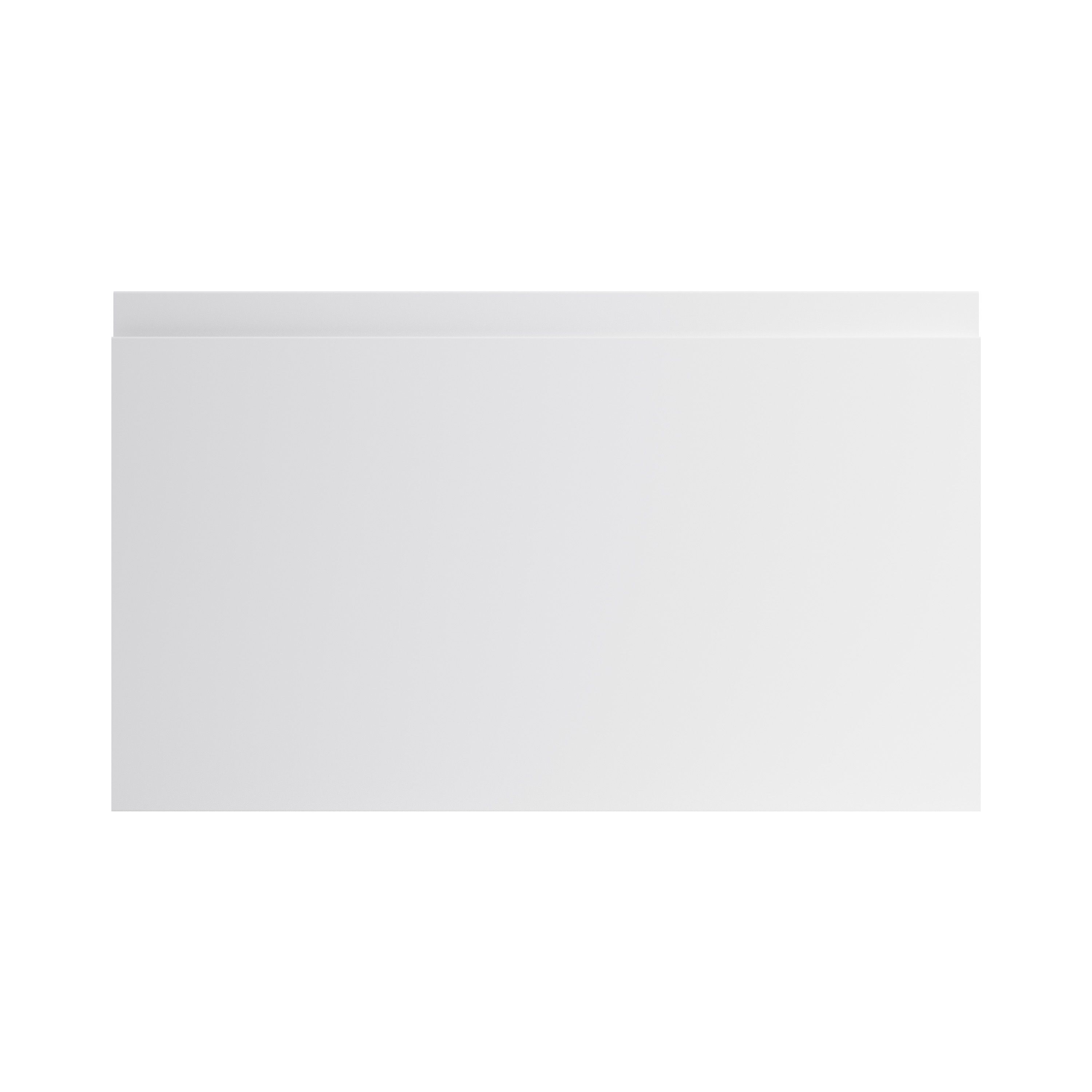 GoodHome Garcinia Gloss light grey Drawer front, bridging door & bi fold door, (W)600mm (H)356mm (T)19mm