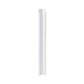 GoodHome Garcinia Gloss light grey Gloss light grey Standard Corner post, (W)59mm