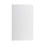 GoodHome Garcinia Gloss light grey integrated handle 50:50 Larder/Fridge freezer Cabinet door (W)600mm (H)1001mm (T)19mm