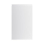 GoodHome Garcinia Gloss light grey integrated handle 50:50 Larder/Fridge freezer Cabinet door (W)600mm (T)19mm