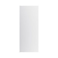 GoodHome Garcinia Gloss light grey integrated handle 70:30 Tall larder Cabinet door (W)600mm (H)1467mm (T)19mm