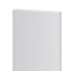 GoodHome Garcinia Gloss light grey integrated handle Filler panel (H)115mm (W)597mm