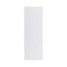 GoodHome Garcinia Gloss light grey integrated handle Highline Cabinet door (W)250mm (H)715mm (T)19mm