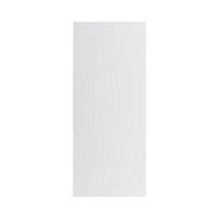 GoodHome Garcinia Gloss light grey integrated handle Highline Cabinet door (W)300mm (H)715mm (T)19mm