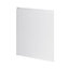 GoodHome Garcinia Gloss light grey integrated handle Highline Cabinet door (W)600mm (H)715mm (T)19mm