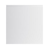 GoodHome Garcinia Gloss light grey integrated handle Tall appliance Cabinet door (W)600mm (H)633mm (T)19mm