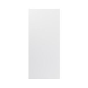 GoodHome Garcinia Gloss light grey slab Breakfast bar back panel (H)890mm (W)2000mm