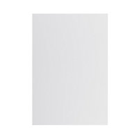 GoodHome Garcinia Gloss light grey slab End panel (H)870mm (W)590mm
