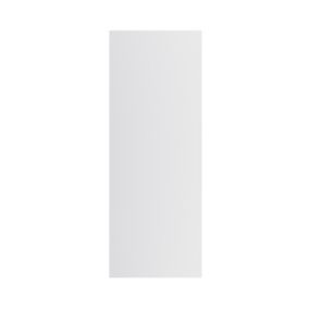 GoodHome Garcinia Gloss light grey slab Standard End panel (H)960mm (W)360mm