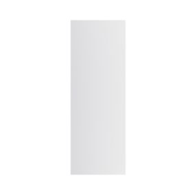 GoodHome Garcinia Gloss light grey slab Tall End panel (H)900mm (W)320mm