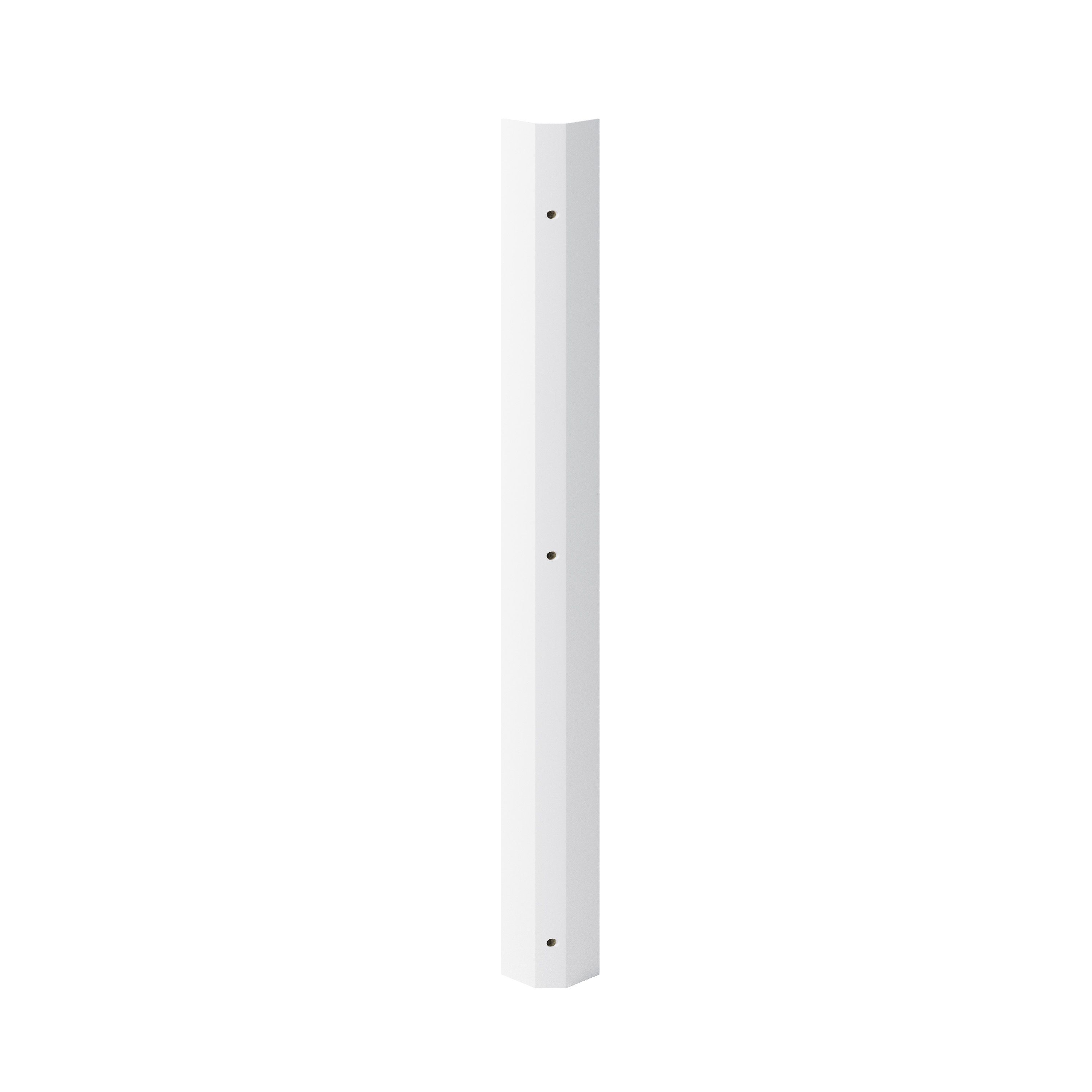 GoodHome Garcinia Gloss light grey Standard Corner post, (W)59mm