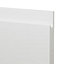 GoodHome Garcinia Gloss white Drawer front, bridging door & bi fold door, (W)600mm (H)356mm (T)19mm