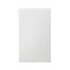 GoodHome Garcinia Gloss white integrated handle 50:50 Larder Cabinet door (W)600mm (H)1001mm (T)19mm