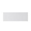 GoodHome Garcinia Gloss white integrated handle Bi-fold Cabinet door (W)1000mm (H)356mm (T)19mm