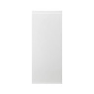 GoodHome Garcinia Gloss white integrated handle Highline Cabinet door (W)300mm (T)19mm