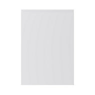 GoodHome Garcinia Gloss white integrated handle Highline Cabinet door (W)500mm (T)19mm