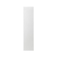 GoodHome Garcinia Gloss white integrated handle Larder/Fridge Cabinet door (W)300mm (H)1287mm (T)19mm