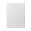GoodHome Garcinia Gloss white integrated handle Tall appliance Cabinet door (W)600mm (H)806mm (T)19mm
