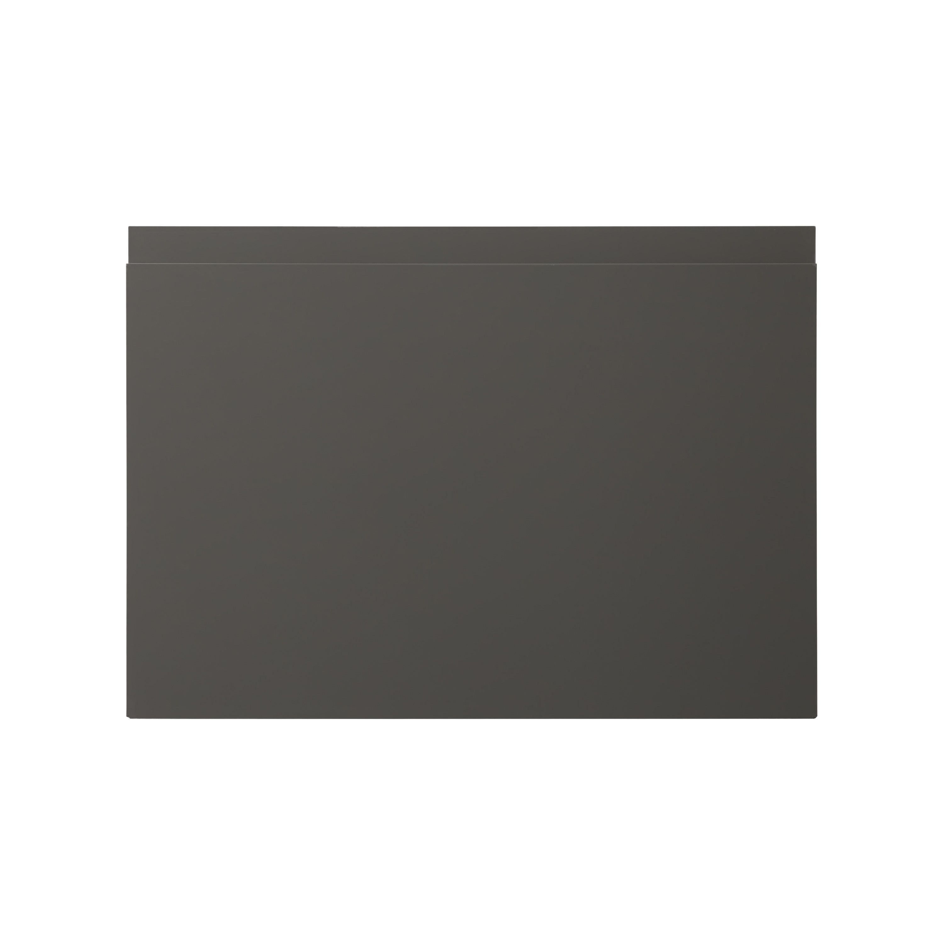 GoodHome Garcinia Integrated handle Gloss anthracite Contemporary 2 drawer front, bridging door & bi fold door 500mm
