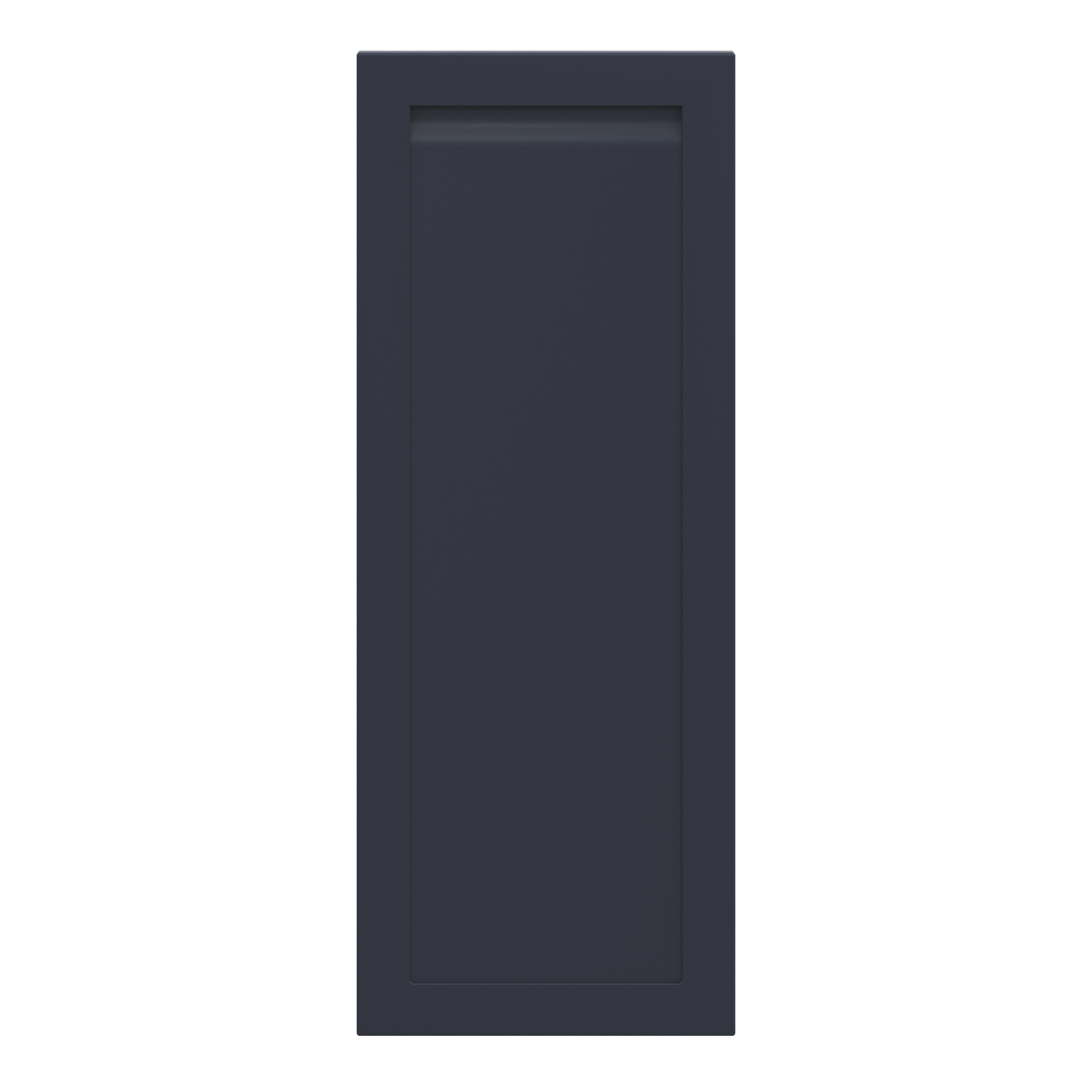 GoodHome Garcinia Integrated handle Matt navy blue Shaker 7030 Larder