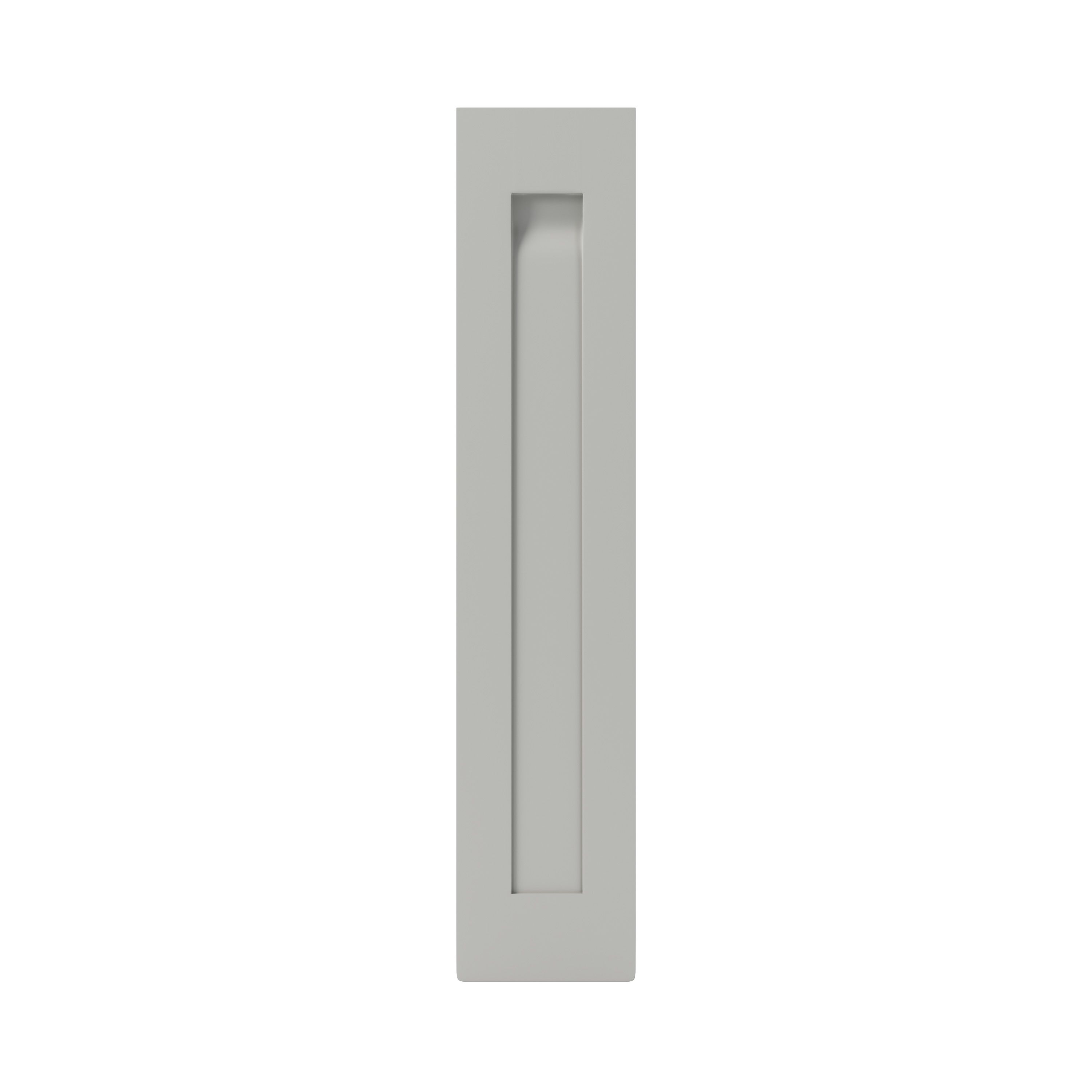GoodHome Garcinia Integrated handle Matt stone Shaker Highline Cabinet door (W)150mm (H)715mm (T)20mm