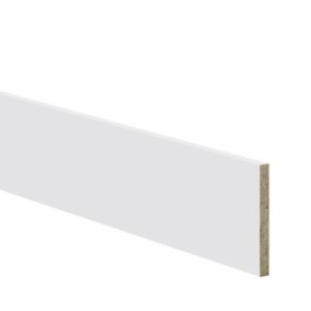 GoodHome Garcinia Light grey Square edge Plinth, (L)2400mm