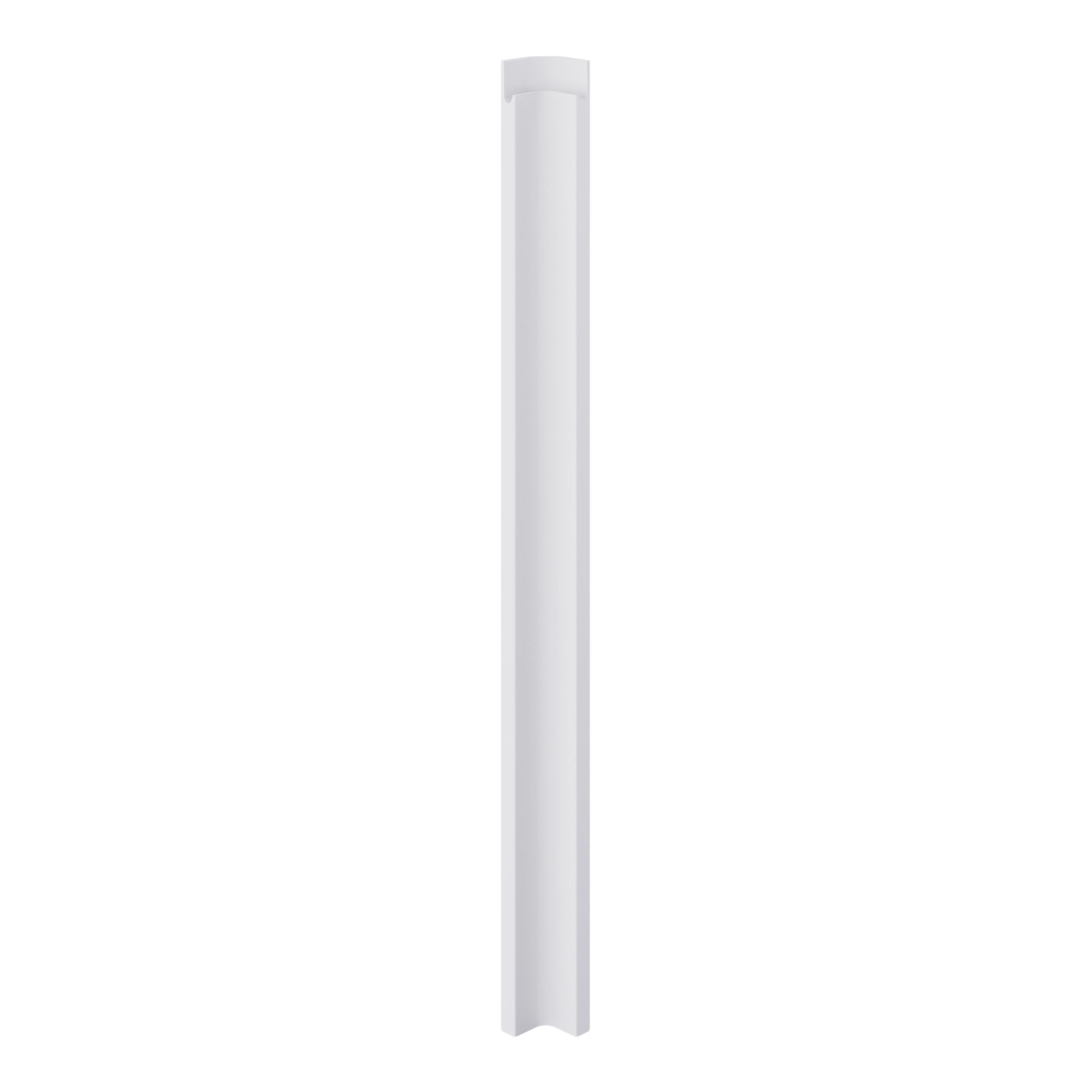 GoodHome Garcinia Matt dove grey Tall Wall corner post, (W)59mm (H)895mm