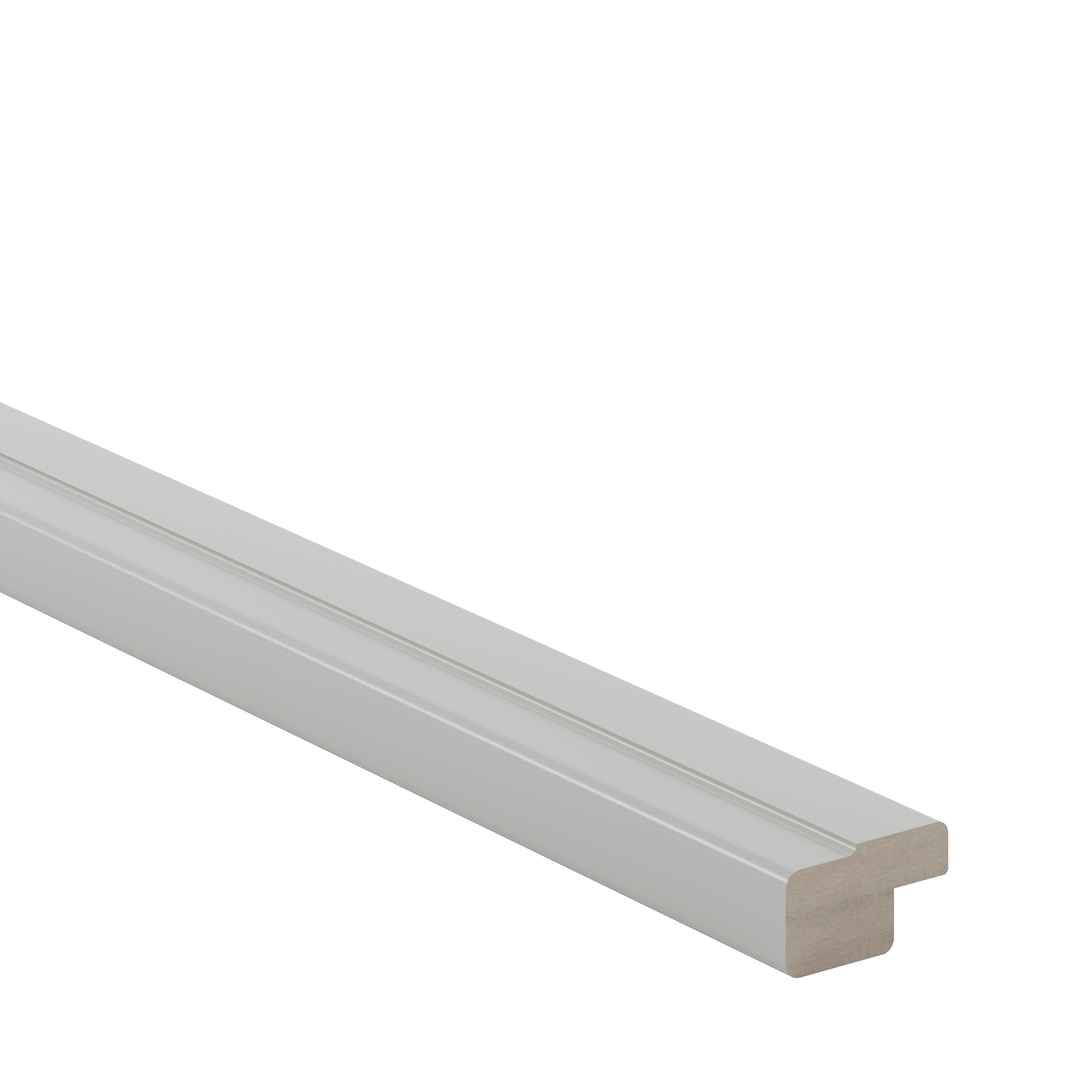 Cartmel White Curved Square End Cornice/Pelmet, 338 x 338 x 35mm - DIY  Luxury Kitchens