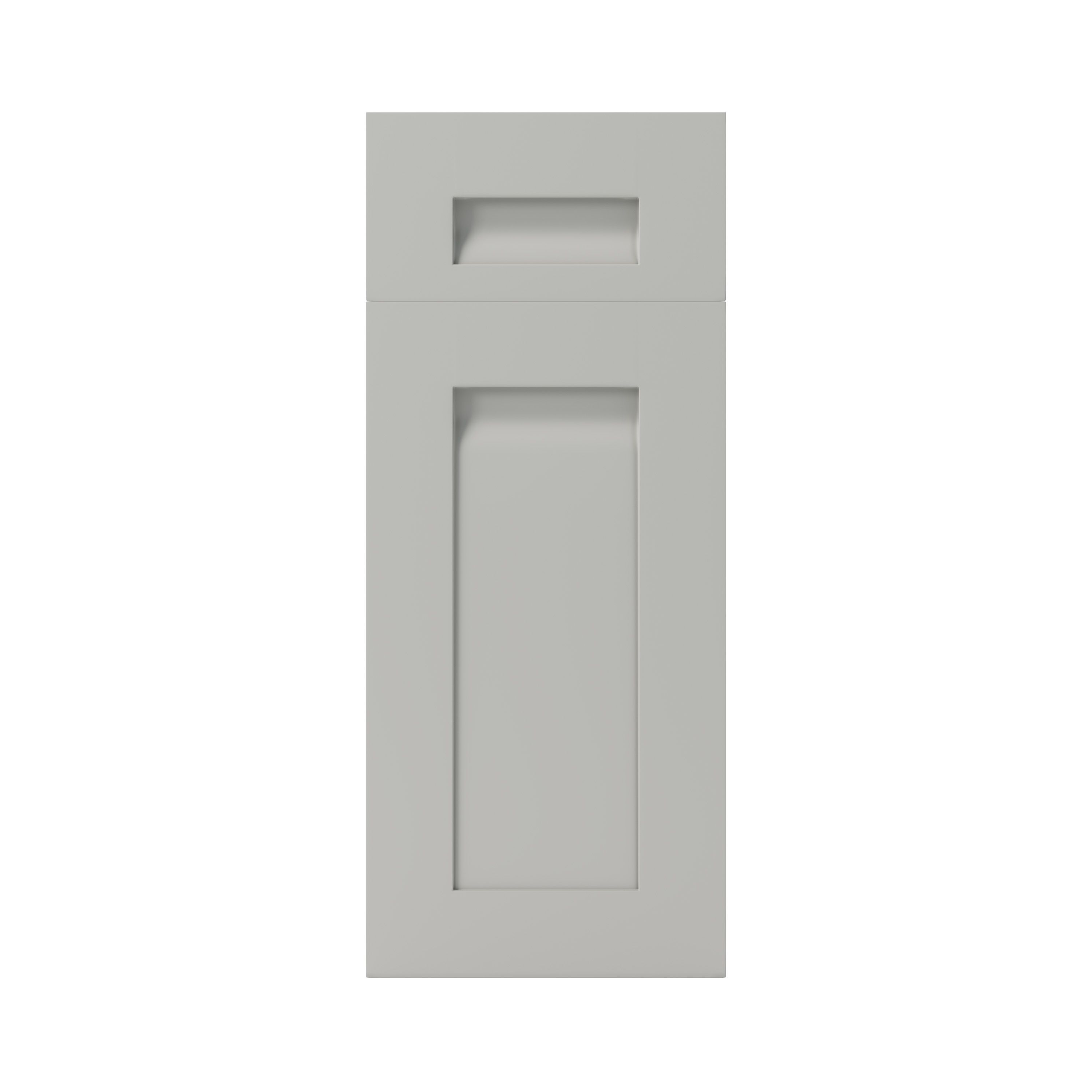 GoodHome Garcinia Matt grey Door & drawer, (W)300mm (H)715mm (T)20mm