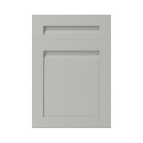 GoodHome Garcinia Matt grey Door & drawer, (W)500mm (H)715mm (T)20mm