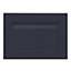 GoodHome Garcinia Matt navy blue Drawer front, bridging door & bi fold door, (W)500mm (H)356mm (T)20mm