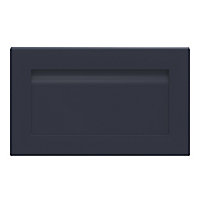 GoodHome Garcinia Matt navy blue Drawer front, bridging door & bi fold door, (W)600mm (H)356mm (T)20mm