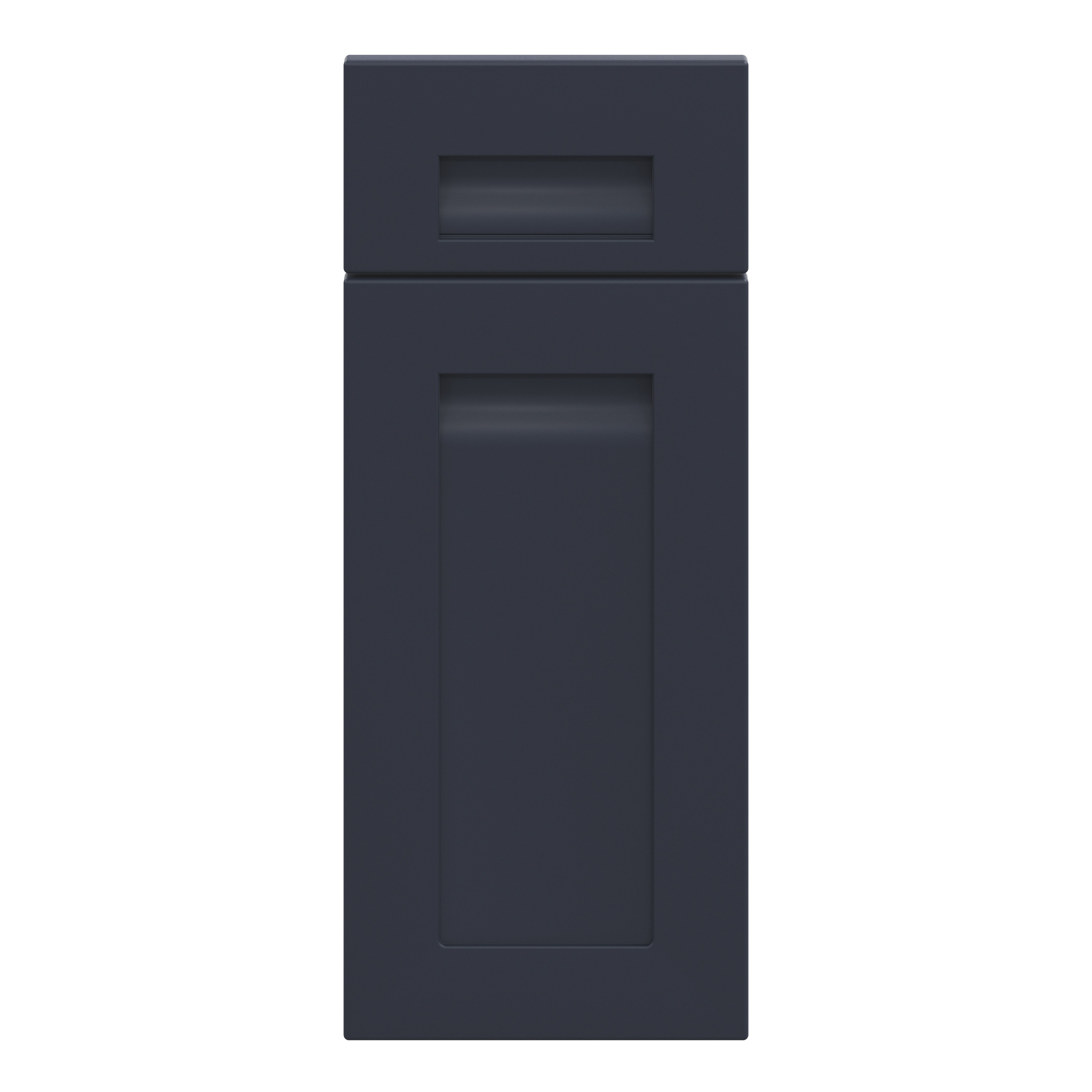 GoodHome Garcinia Matt navy blue Drawerline door & drawer front, (W)300mm (H)715mm (T)20mm