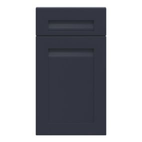 GoodHome Garcinia Matt navy blue Drawerline door & drawer front, (W)400mm (H)715mm (T)20mm