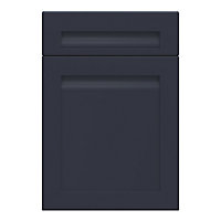 GoodHome Garcinia Matt navy blue Drawerline door & drawer front, (W)500mm (H)715mm (T)20mm