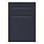 GoodHome Garcinia Matt navy blue Drawerline door & drawer front, (W)500mm (H)715mm (T)20mm