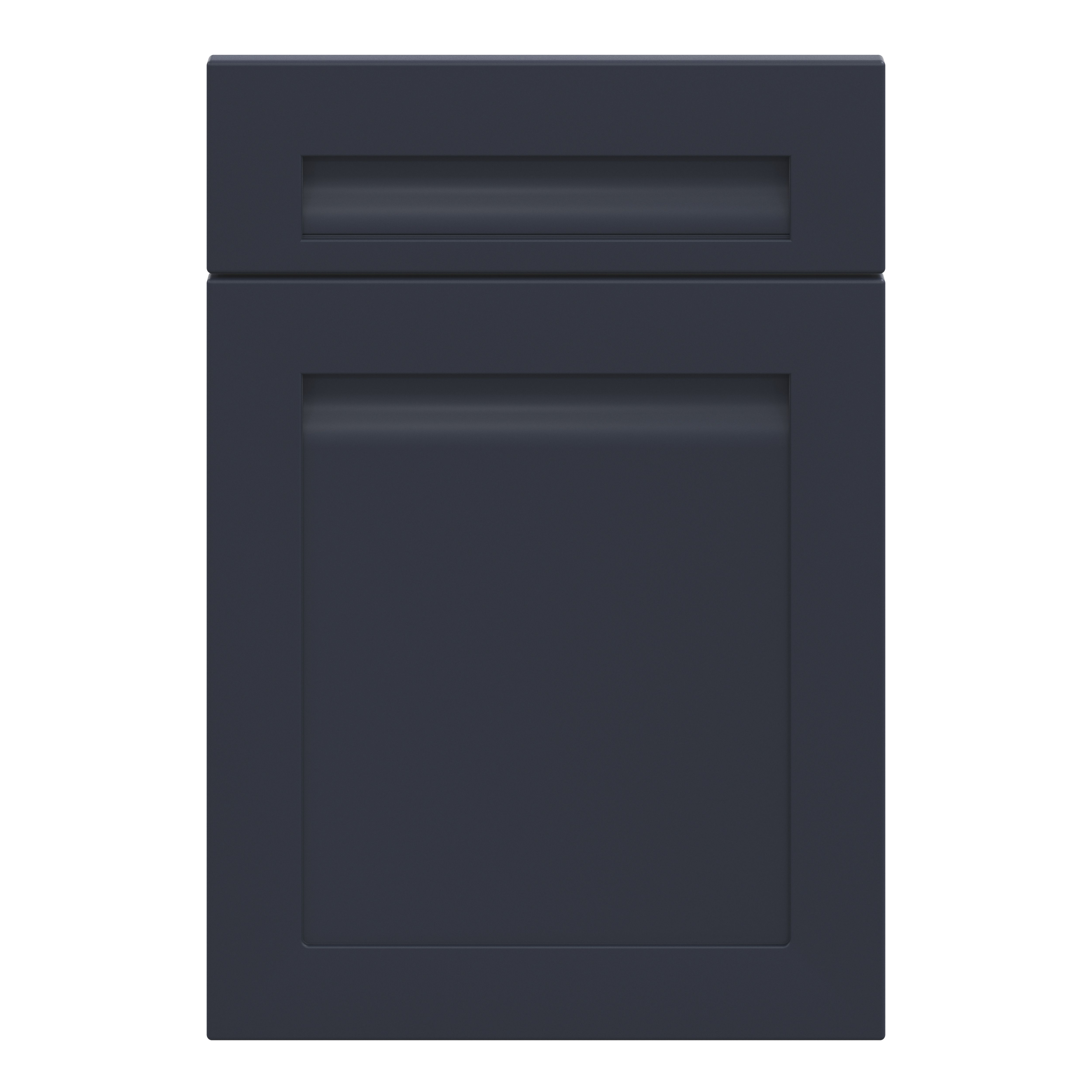 GoodHome Garcinia Matt navy blue Drawerline door & drawer front, (W)500mm (H)715mm (T)20mm