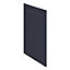 GoodHome Garcinia Matt Navy blue Integrated handle shaker 50:50 Larder Cabinet door (W)600mm (H)1001mm (T)20mm