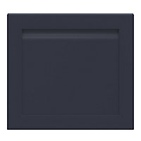 GoodHome Garcinia Matt Navy blue Integrated handle shaker Appliance Cabinet door (W)600mm (H)543mm (T)20mm