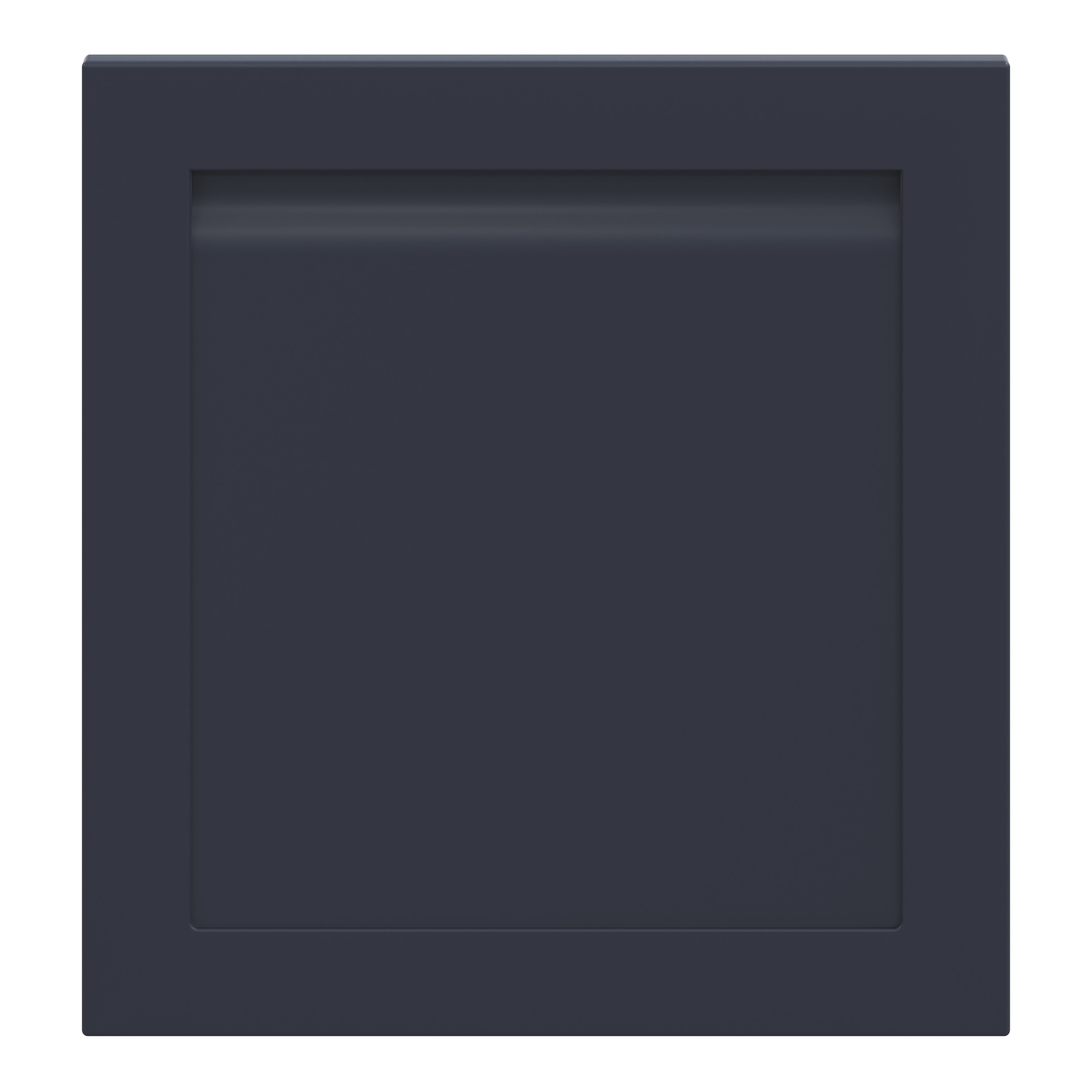 GoodHome Garcinia Matt Navy blue Integrated handle shaker Appliance