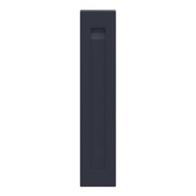 GoodHome Garcinia Matt Navy blue Integrated handle shaker Highline Cabinet door (W)150mm (H)715mm (T)20mm